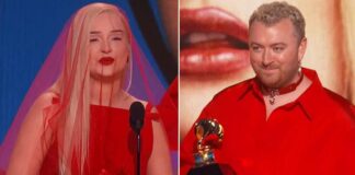 Sam Smith, Kim Petras put up an 'Unholy' performance at the Grammys