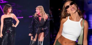 Selena Gomez Gives It Back To Hailey Bieber For Gagging At Her BFF Taylor Swift: “I Have Every Right To Defend My Friends” – Watch