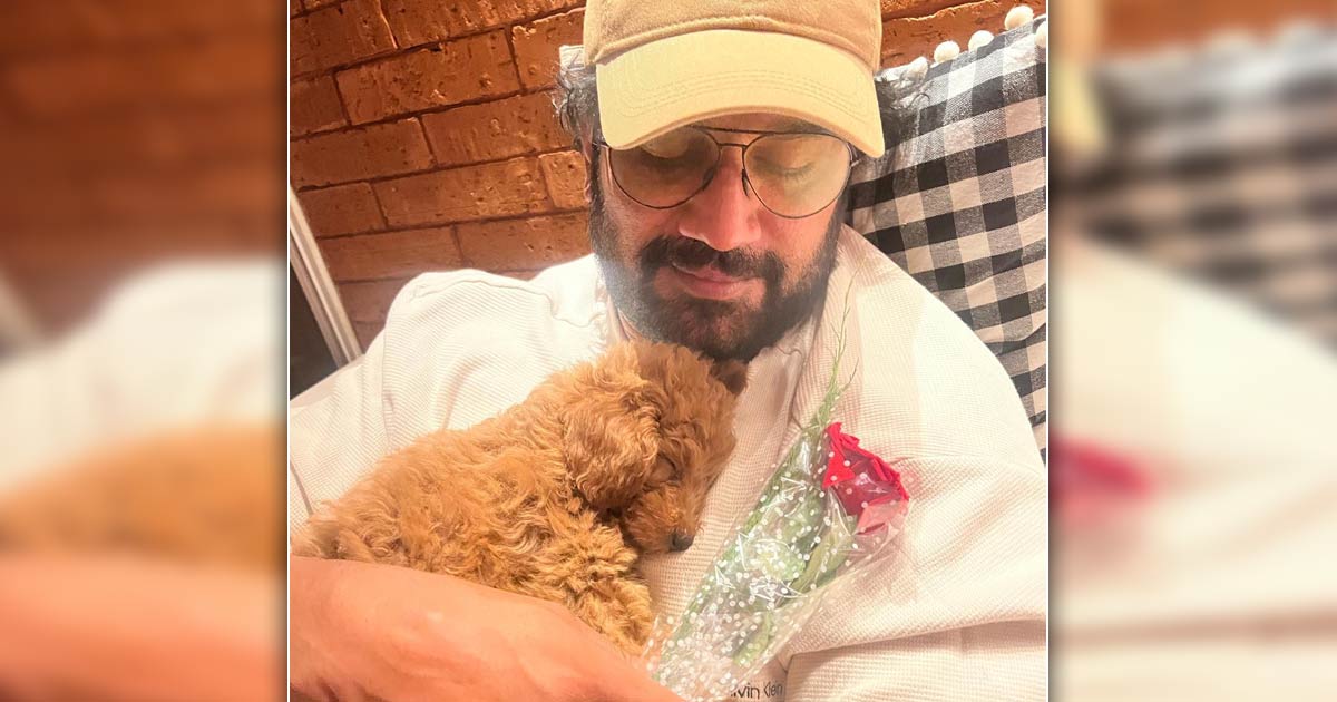 Sharad Kelkar welcomes a furry friend to the family