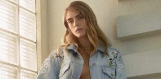 When Cara Delevingne Went #SavageNotSorry In Just A Black Graphic Lingerie Set & Fishnet Stockings - Way Too Hot To Handle