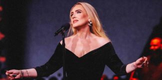 Adele signs wedding dress of bride who cut big day short to attend concert