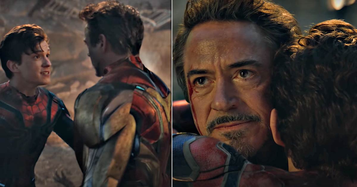 Avengers Iron Man Hugging Spider-Man Scene With Qala Song Shauq
