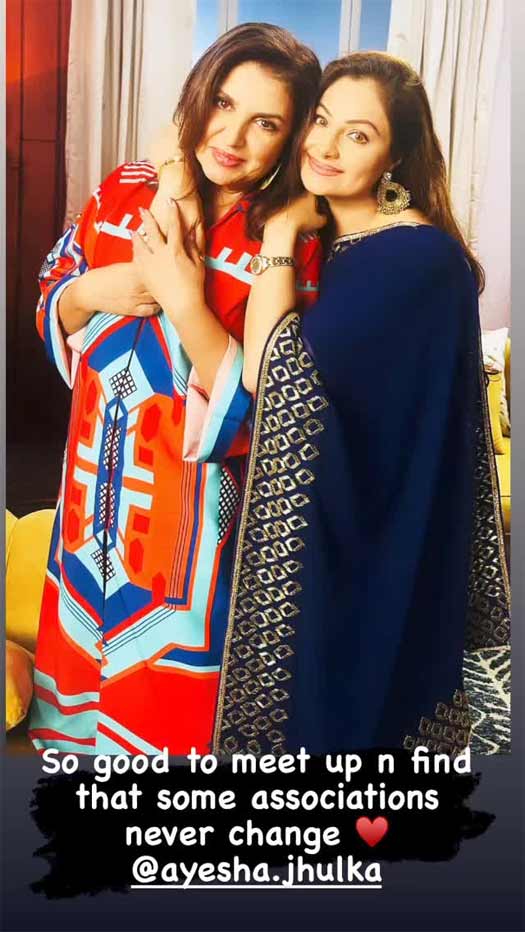 Farah Khan says she choreographed her first song for Ayesha Jhulka