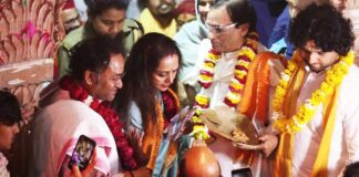 Hema Malini releases devotional tracks on Holi at Shri Radha Raman Temple