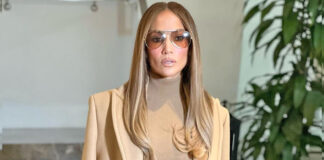 Jennifer Lopez Once Stunned In A Sheer Wine Jumpsuit Flaunting Her Hourglass Figure