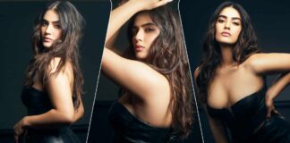 Kavya Thapar Looks scintillating in a Black Dress in her latest photoshoot