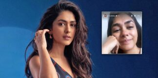 Mrunal Thakur posts pic in tears, talks about being 'vulnerable'