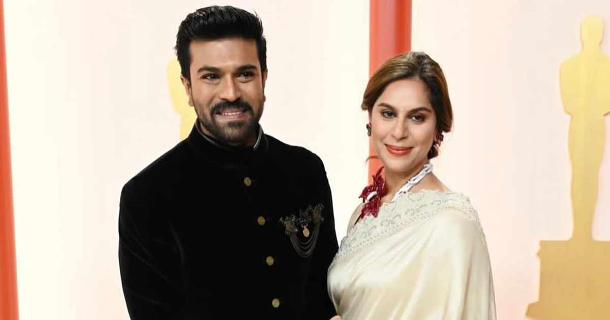 Oscars 2023: Ram Charan's Wife Upasana Donned A Saree With Its Silk Made Of Recycled Scrap