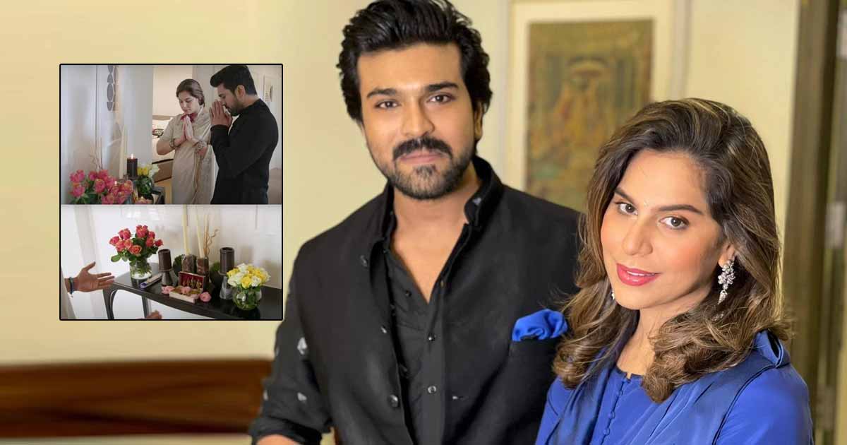 Ram Charan's moving temple travels with him to LA for Oscars