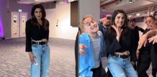 Raveena Tandon recreates 'Tip Tip Barsa Paani' with Norwegian group