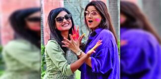 Shaily Priya, Sumati Singh enjoy their special visit to Lucknow for Holi