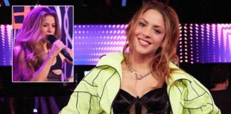 Shakira's Performance In A Transparent Cut-Out Black Top Hardly Supporting Her B**bs With A String Makes Netizens React - Watch