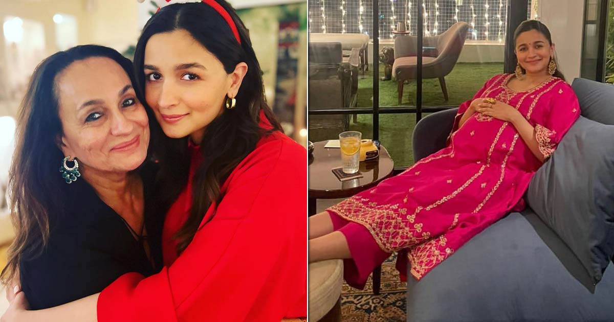 Soni Razdan shares Alia's unseen picture flaunting baby bump