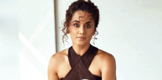 Taapsee Pannu In Legal Trouble For Jurting Religious Sentiments By Wearing Neckpiece With Goddess Icon On A Revealing Dress