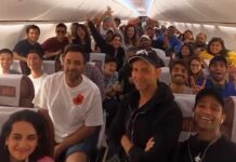 Taking over the skies, Hrithik Roshan announces the Hyderabad schedule wrap of his next ‘Fighter’ with the film crew