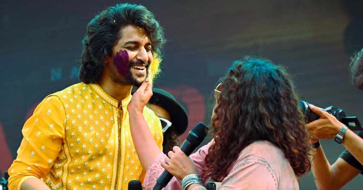 Tollywood Star Nani Marks Entry Into Hindi Cinema With Holi Celebration