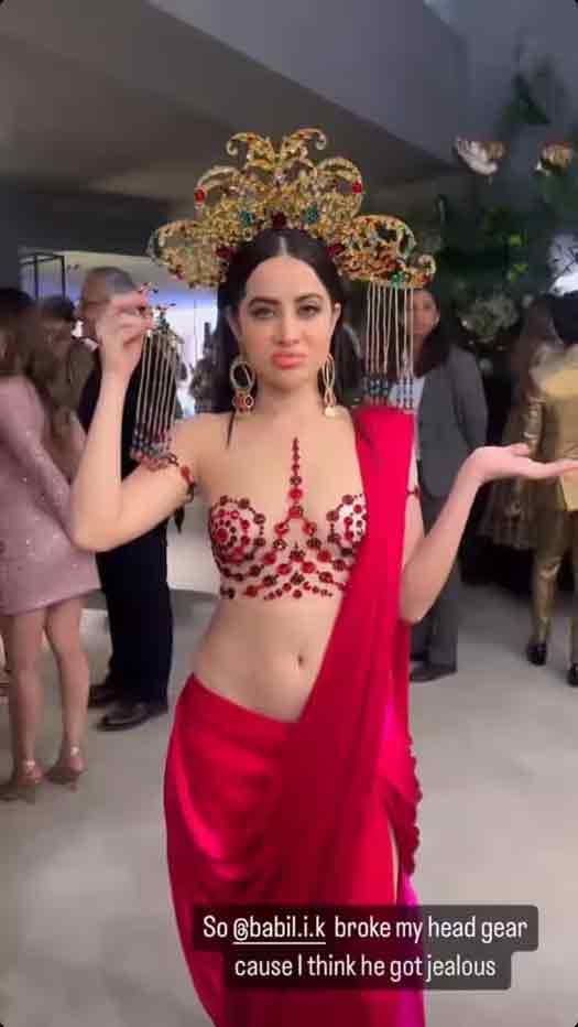 Uorfi Javed Turns Cheerleader For Irrfan Khan's Son Babil, Later Blames Him For Breaking Her Fancy Head Gear