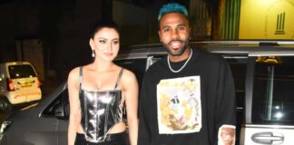 Urvashi Rautela gets spotted with International superstar Jason Derulo for Dinner at Bandra last night