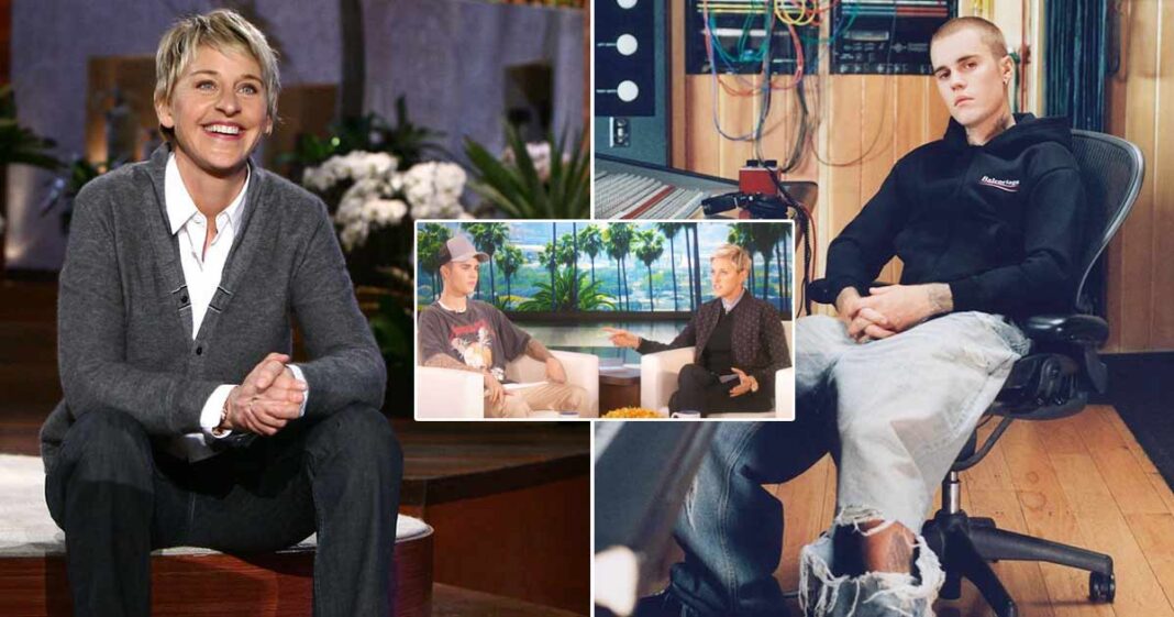 When Ellen DeGeneres Made Justin Bieber Talking About His