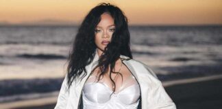 When Rihanna’s Barely There Metallic Coverall Left Very Little To Imagination As She Flaunted Her Side-B**bs