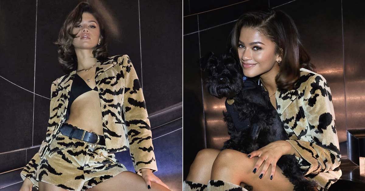 Zendaya Wears Shorts, Blazer to Louis Vuitton Paris Fashion Show