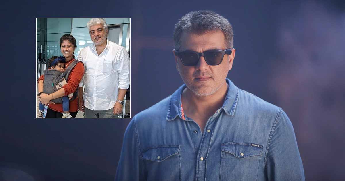 Ajith Kumar Helps Young Mum At London Airport, Carries Her Bag