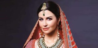 Giorgia Andriani looks exquisite as she ditches the usual hot look and stuns in Jouhar By House of Diamonds