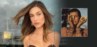Hailey Bieber Leaves Little To Imagination As She Hides Her B**bs With 'Passion' Fruit, Netizens Ask “Justin Okay With That?”
