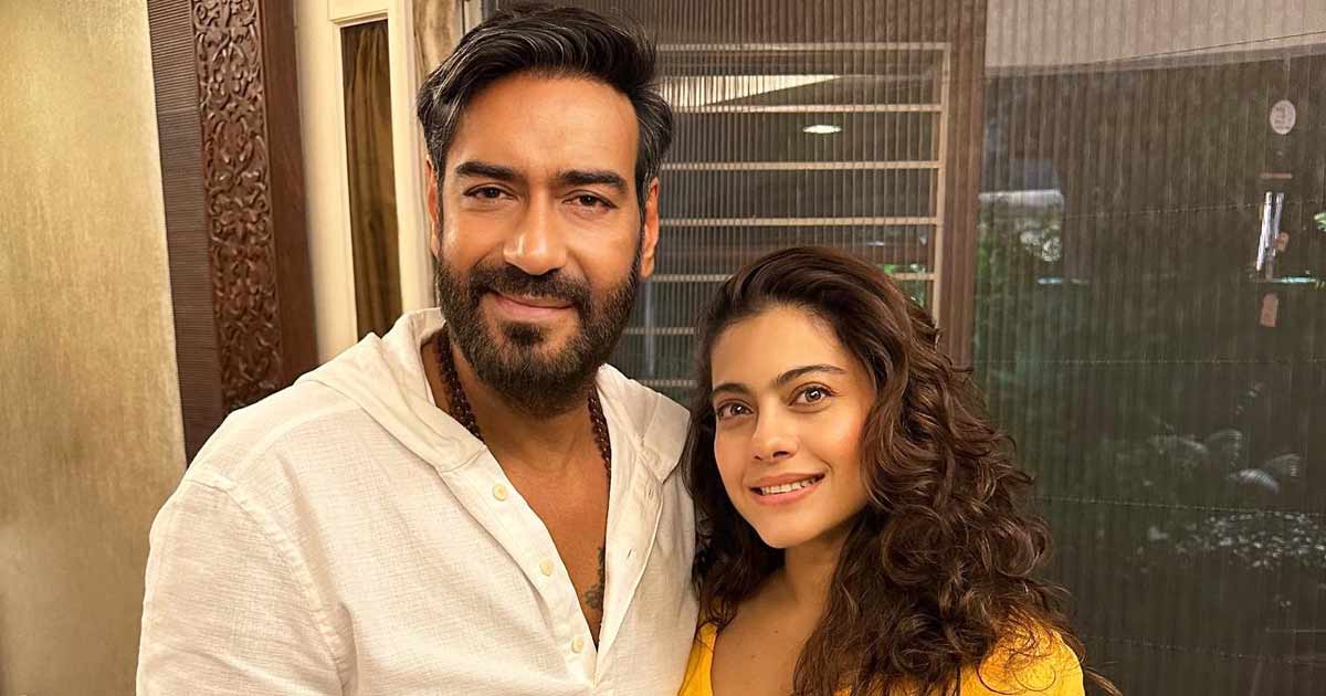 Kajol shares pic of Ajay smiling on his b'day, says she got her 'return gift'