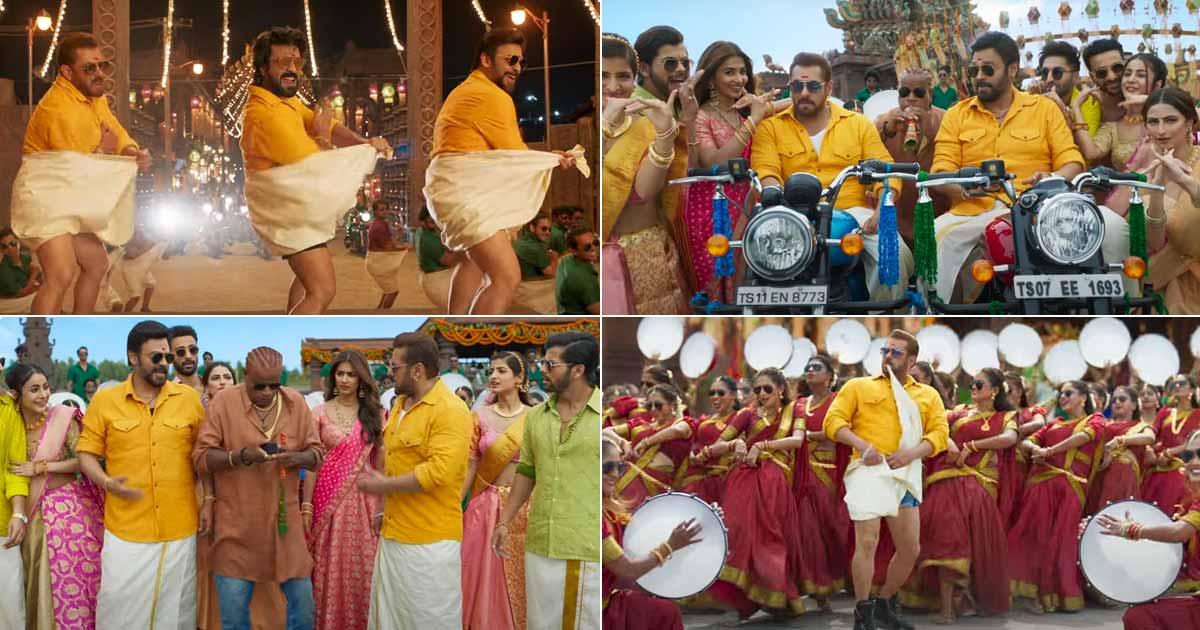 Kisi Ka Bhai Kisi Ka Jaan Song 'Yentamma' Out Now! Salman Khan Shakes A Leg With Ram Charan & Venkatesh Daggubati Showing Off Their Whistle-Worthy Moves