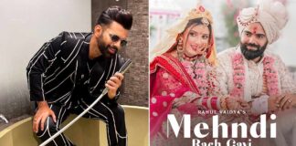 Rahul Vaidya sings 'Mehndi Rach Gayi' for Lakhneet Wedding