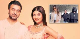 Raj Kundra Hides His Face Yet Again With An Unusual Face Mask At The Airport Alongside Shilpa Shetty, Netizens Troll “Muh Dikhane Layak Nahi Rahe Ye Toh” Raj Kundra Hides His Face Yet Again With An Unusual Face Mask At The Airport Alongside Shilpa Shetty, Netizens Troll - Watch