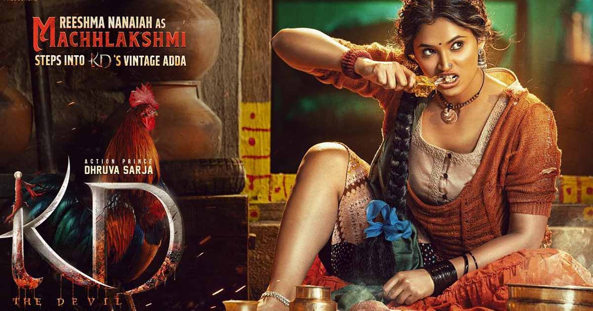 Reeshma Nanaiah Shares Her New Poster As Queen MachhLakshmi For KD - The Devil