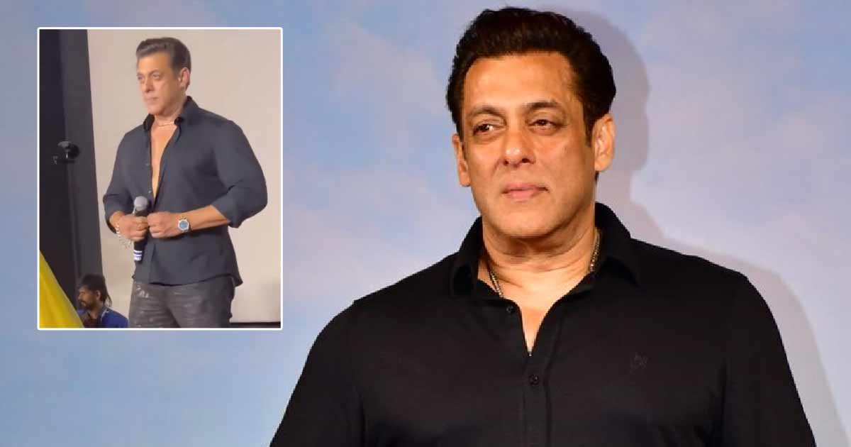 Salman Khan Strips His Shirt To Show His Abs Owning The Trolls Over Fake VFX Body Accusations At Kisi Ka Bhai Kisi Ki Jaan Trailer Launch; Read On
