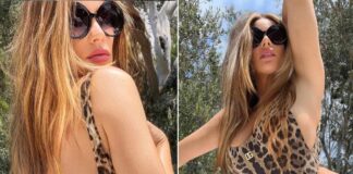 Sofia Vergara Once Flashed Her Toned & Round As* In A Dolce Gabbana Animal-Printed Monokini