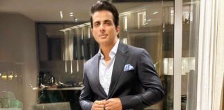 Sonu Sood's portrait made with 2500 Kg rice