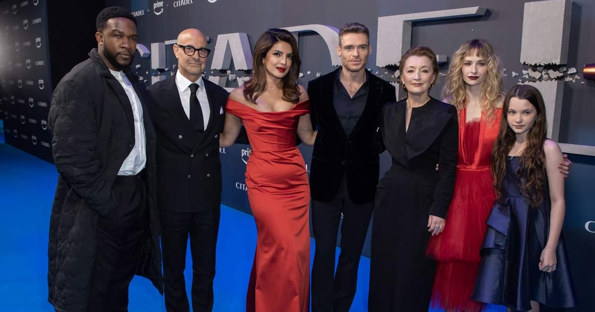 Spies from across the globe come together in London for the premiere of Citadel, the groundbreaking series, from Amazon Studios and the Russo Brothers’ AGBO