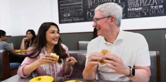 Tim Cook relishes vada pav with 'Dhak Dhak' sensation Madhuri