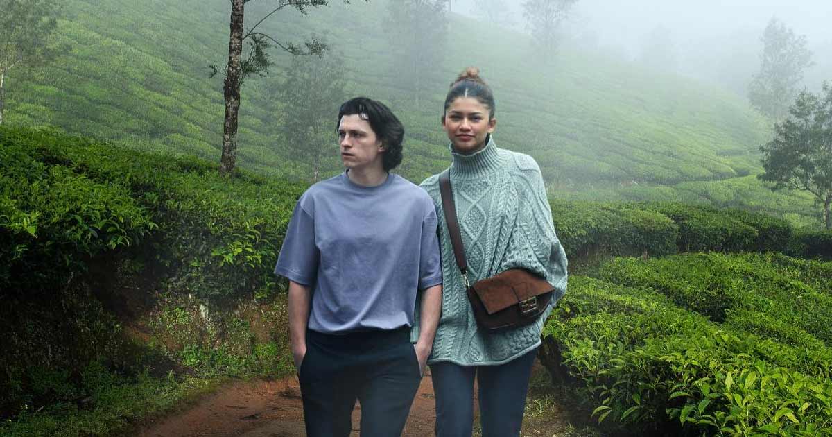 Hollywood star couple Tom Holland and Zendaya pictured in Kerala’s Munnar.