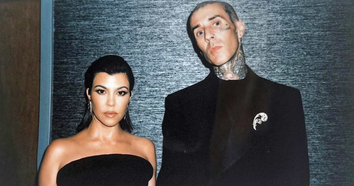 Travis Barker Shares Juicy Pictures With Kourtney Kardashian & Can Be Seen With His Face Caressing Her Rear