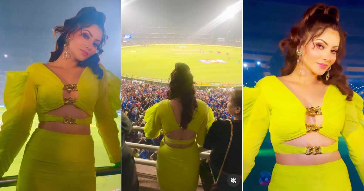 Urvashi Rautela Stuns Audience In A Green Neon Dress