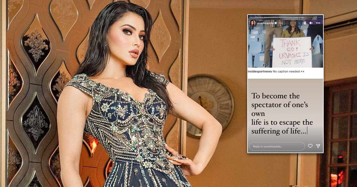 Urvashi Rautela Hits Back At A Troll For Taking A Jibe At Her Troubled Equation With Rishabh Pant Through Placard