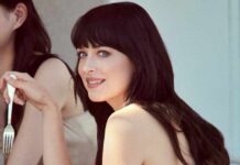 When Dakota Johnson Gave 365 Days Vibes On The Road Wearing A S*xy Black Netted Tube Corset Setting A NSFW Image - See Pic Inside