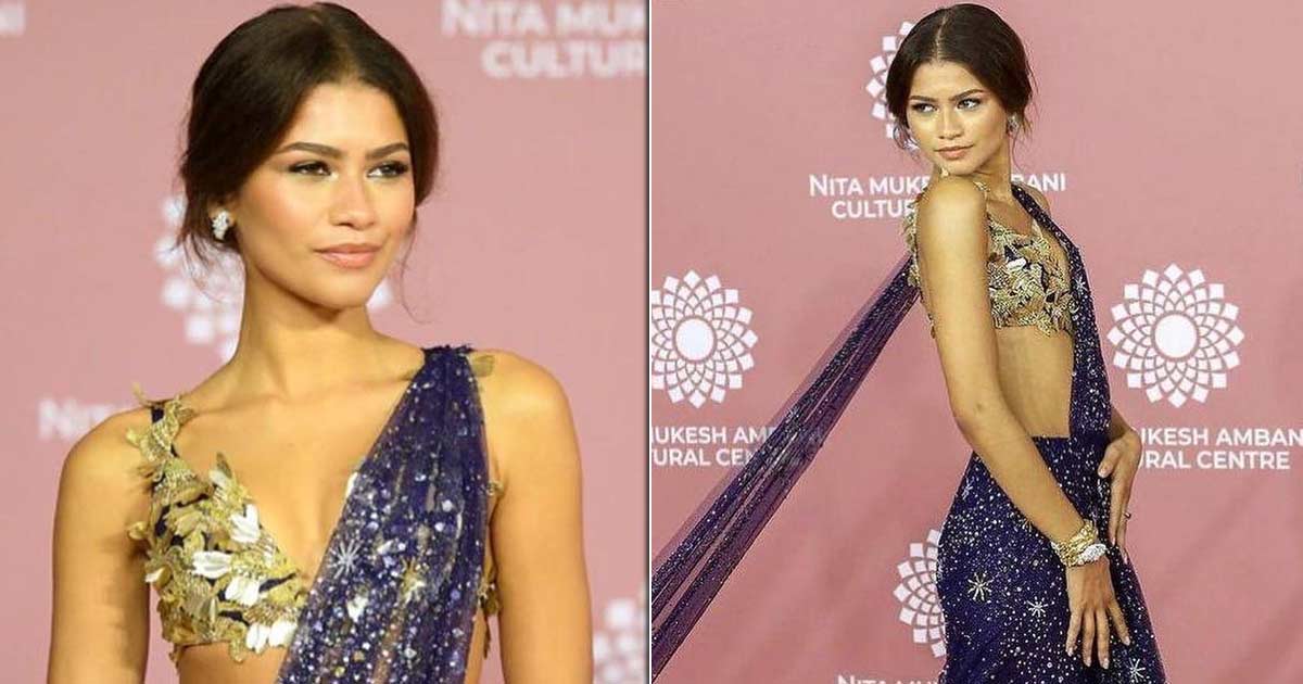 Zendaya Replies To A Fan’s DM On Instagram Revealing She Did Her Own ‘Makeup’ With NMACC Iconic Saree Look, Read On!