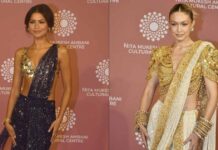 Zendaya, Gigi Hadid Exude ‘Desi Girl’ Vibe In Indian Saree & All That’s Running In Our Mind Right Now Is “Tumhe Jo Maine Dekha…”
