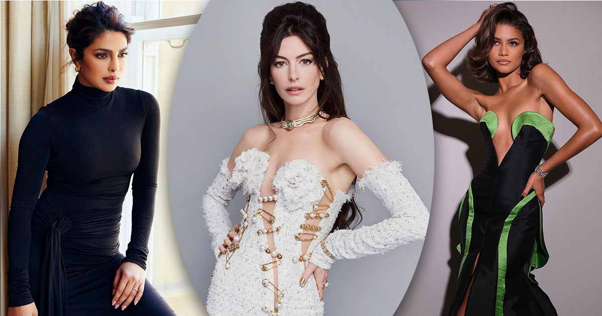 Priyanka Chopra Poses With Anne Hathaway & Zendaya In A Viral Video