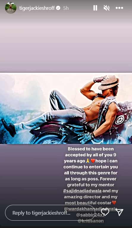 9 years of 'Heropanti': Tiger Shroff is filled with gratitude