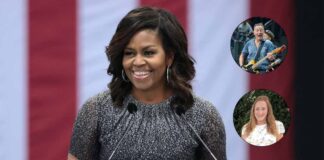 Michelle Obama joins Bruce Springsteen on vocals, tambourine during Spain show
