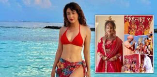 Actress Shivya Pathania, who was worshipped by PM Narendra Modi in Ayodhya as Sita, turns on the heat in a red bikini, looks absolutely hot