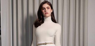 Alexandra Daddario Once Channelised Her Inner Little Mermaid By Floating In The Pool In A Red Monokini